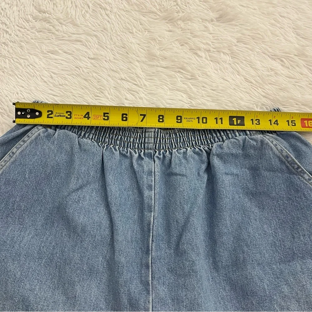 BRITTANIA, WOMENS DENIM PULL ON JEANS. SIZE 16 R, GOOD CONDITION, PREOWNED